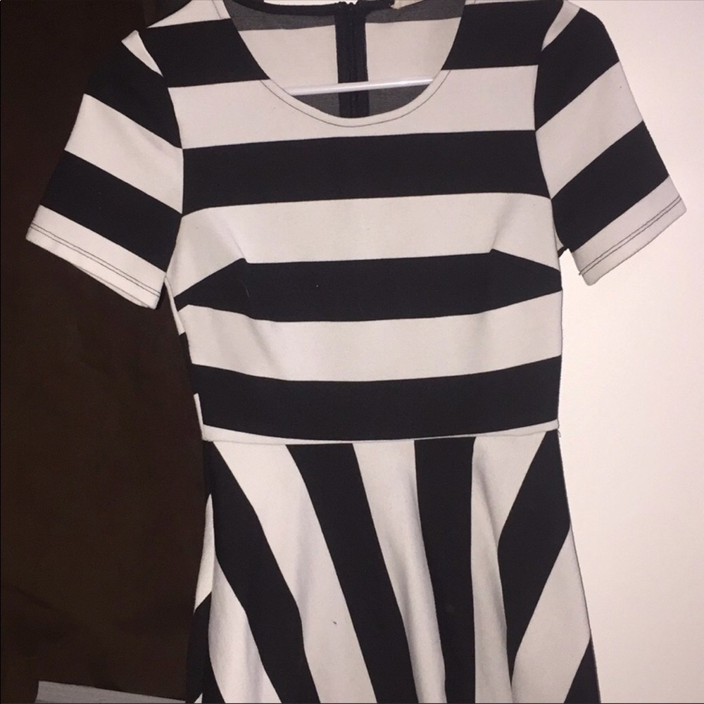 Striped Skater Dress
